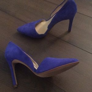 Royal blue pumps
